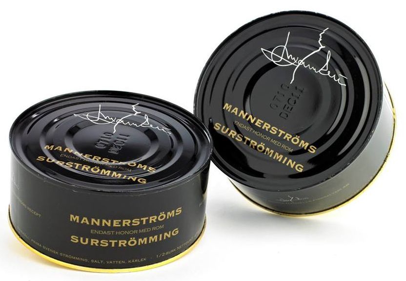 Cans of Mannerströms Surströmming